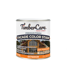 Пропитка для дерева Facade Color Stain, колеруемое масло для дерева, прозрачная, 0.74 л Timber Care