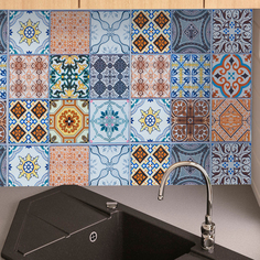 Наклейки интерьерные VEROL Мозаика декоративные наклейки для интерьера для кухни