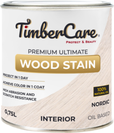 Масло для дерева и мебели TimberCare Wood Stain, Скандинавский/ Nordic, 0.75 л