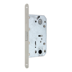 Замок врезной для межкомнатной двери Palladium 600-M SN под фиксатор (никель)