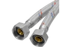 Гибкая подводка в/в 1/2 180 см "ELKA" (S) Сталь 1/60