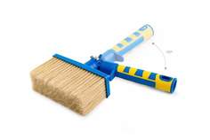 Кисть плоская Профи КП 140*50,пласт.ручка с изгиб,св.нат.щет.76мм,шир140/толщ50/дл90мм,160 Акор