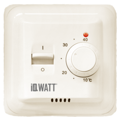Терморегулятор для теплого пола IQWATT IQ THERMOSTAT M Grey