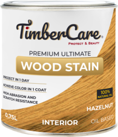 Масло для дерева и мебели TimberCare Wood Stain, Лесной орех/ Hazelnut, 0.75 л