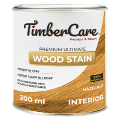 Масло для дерева и мебели TimberCare Wood Stain, Лесной орех/ Hazelnut, 0.2 л