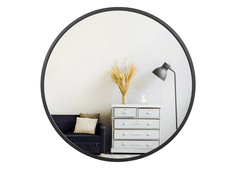 Круглое зеркало Bonafite "Roxen" в раме МДФ 100x100