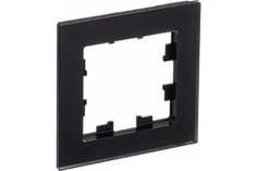 1-местная рамка Schneider Electric AtlasDesign NATURE матовое стекло черный ATN331001