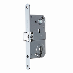 Замок врезной Palladium 385 CP для межкомнатной двери под цилиндр (хром)