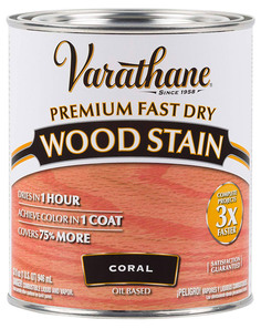Масло для дерева и мебели Varathane Premium Fast Dry Wood Stain Коралловый, 0.946 л