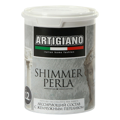 Лак Artigiano Shimmer Perla лессирующий 1 л