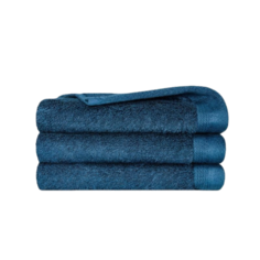 Набор салфеток для ванной Togas Пуатье 30 х 30 см махровые темно-синие