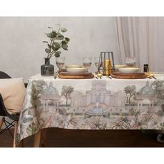 Набор столовый "Этель" Райский сад, скатерть 110х150 +/- 3см, салфетки 4 шт