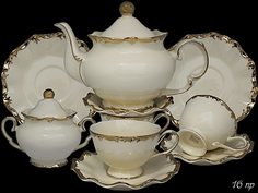 Чайный сервиз 16пр. 250 мл, JOSEFINE в подарочной упаковке Фарфор 666-244 118-666-244 Lenardi