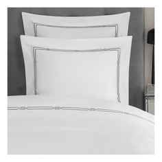 Комплект наволочек Togas Сигман хлопок 50 х 70 см бело-серые 2 шт