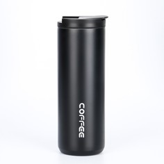 Термокружка "Coffee", 500 мл, чёрная Take It Easy