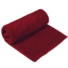 Полотенце махровое банное красное плотность 450г 50х90 10 штук Hotel текстиль