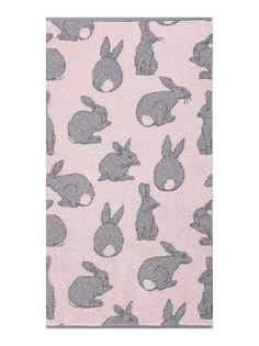 Полотенце банное детское махровое 100% хлопок Cleanelly Coniglio 70x130 см,460 г/м2