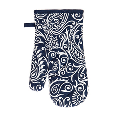 BY COLLECTION Прихватка-варежка 18х29см, 100% хлопок, синий