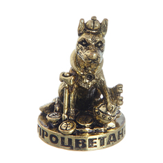 Фигурка "Собака монарх" 3,5 х 3 см No Brand