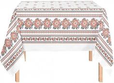 Скатерть на стол из рогожки "Всё себе" " Русский цвет 2"; 150 х 260 (размер)