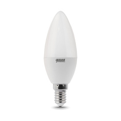 Лампа светодиодная Gauss Basic Filament Е14 6,5 Вт 2700 К свеча матовая