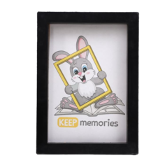 Фоторамка пластик L-3 10х15 см, чёрный Keep Memories