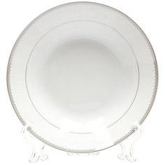 Тарелка суповая, фарфор, 20 см, круглая, Harmony, Fioretta, TDP342