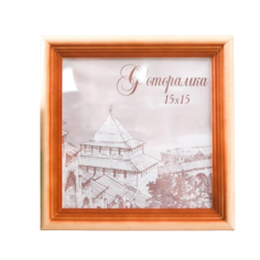 Фоторамка сосна с20 15х15 см (пластиковый экран) No Brand