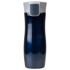 Термокружка вакуумная герметичная, Lavita, 450 ml, покрытие металлик, синяя Portobello