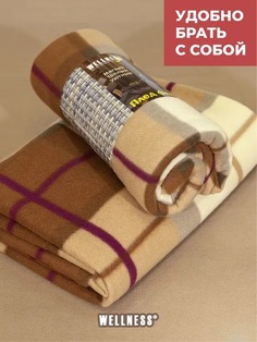 Плед Wellness 130 х 150 см флис разноцветный
