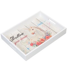 Поднос дерево, 37х27х5 см, прямоугольный, средний, Y4-2665 No Brand