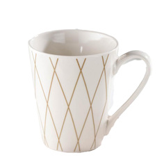 Кружка Доляна «Золотая нить», 350 мл, 12,5x8,8x10,5 см