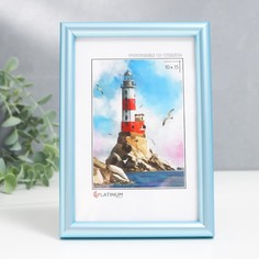 Фоторамка пластик "Палитра" 10х15 см, голубой Platinum
