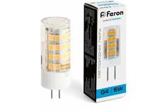Лампочка светодиодная Feron LB-432, 25862, 5W, G4 (комплект 10 шт.)