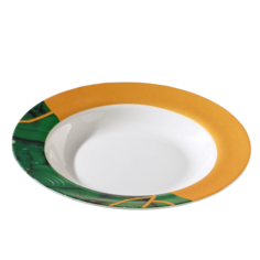 Тарелка суповая Доляна «Малахитовая шкатулка», d=20 см