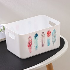 Корзина для хранения Serenity, 2,3 л, 23?15?12 см, цвет снежно-белый Berossi