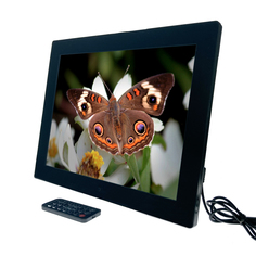 Цифровая фото рамка Photo Frame 14" Espada E-15C Чёрная 2Gb рекламный монитор No Brand