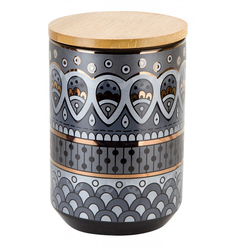 Банка для сыпучих продуктов с бамбуковой крышкой Чайхана KENG-1120087 Nouvelle