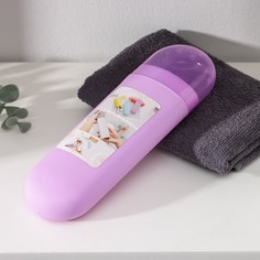 Футляр для зубной щетки и пасты, 20 см, цвет МИКС No Brand
