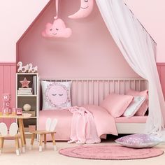 Комплект постельного белья Togas Сенса детский эвкалиптовое волокно розовый