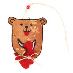 0057118 Береста Сувенир НОВОГОДНИЕ ФИГУРКИ в ассортименте Russia The Great