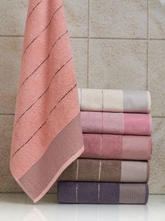 Полотенце махровое Diva Afrodita KOSSA1 персик; 70 х 140 размер ЭЛИТМОСТЕКС