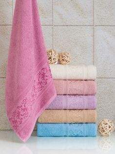 Полотенце махровое Diva Afrodita FIBRA розовый; 70 х 140 размер ЭЛИТМОСТЕКС