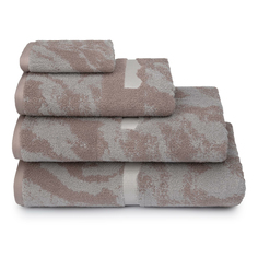 Полотенце махровое Cleanelly Lattina 30x30 см хлопок молочное