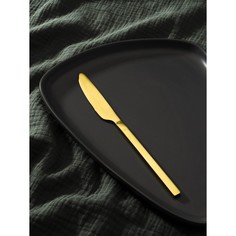 Нож столовый Magistro Оску стандарт, h 21,3 см, цвет золотой