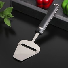 Нож-лопатка для сыра Bonjo, 25х7,7 см, рабочая часть 8,5 см, цвет черный No Brand