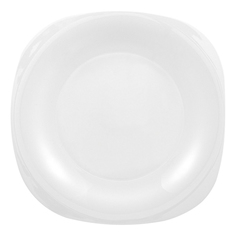 Тарелка обеденная Homeclub Square White 25 см