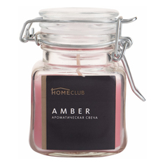 Ароматическая свеча Homeclub Amber 8 см