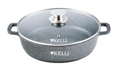 Сотейник Kelli 1022555999513 5 л 28 см с крышкой для плиты диаметр