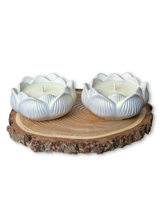 Набор ароматических свечей Aroma_memories, аромат Зелёный чай с мятой и лимоном